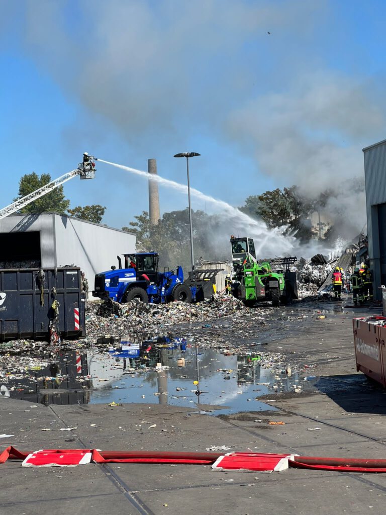 Großbrand in Leipzig